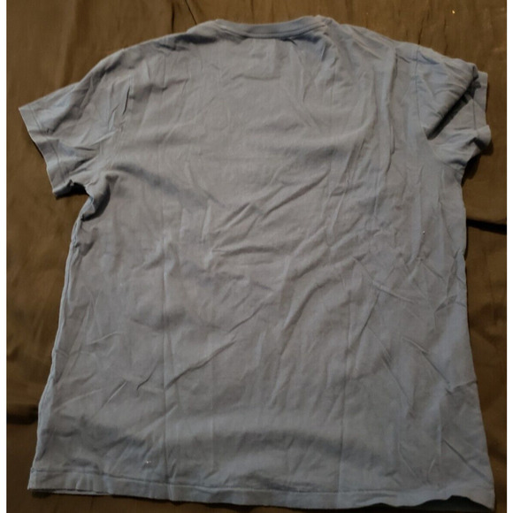 Aeropostale Mens Short Sleeve Large Navy Blue Cotton T-Shirt - Picture 6 of 6